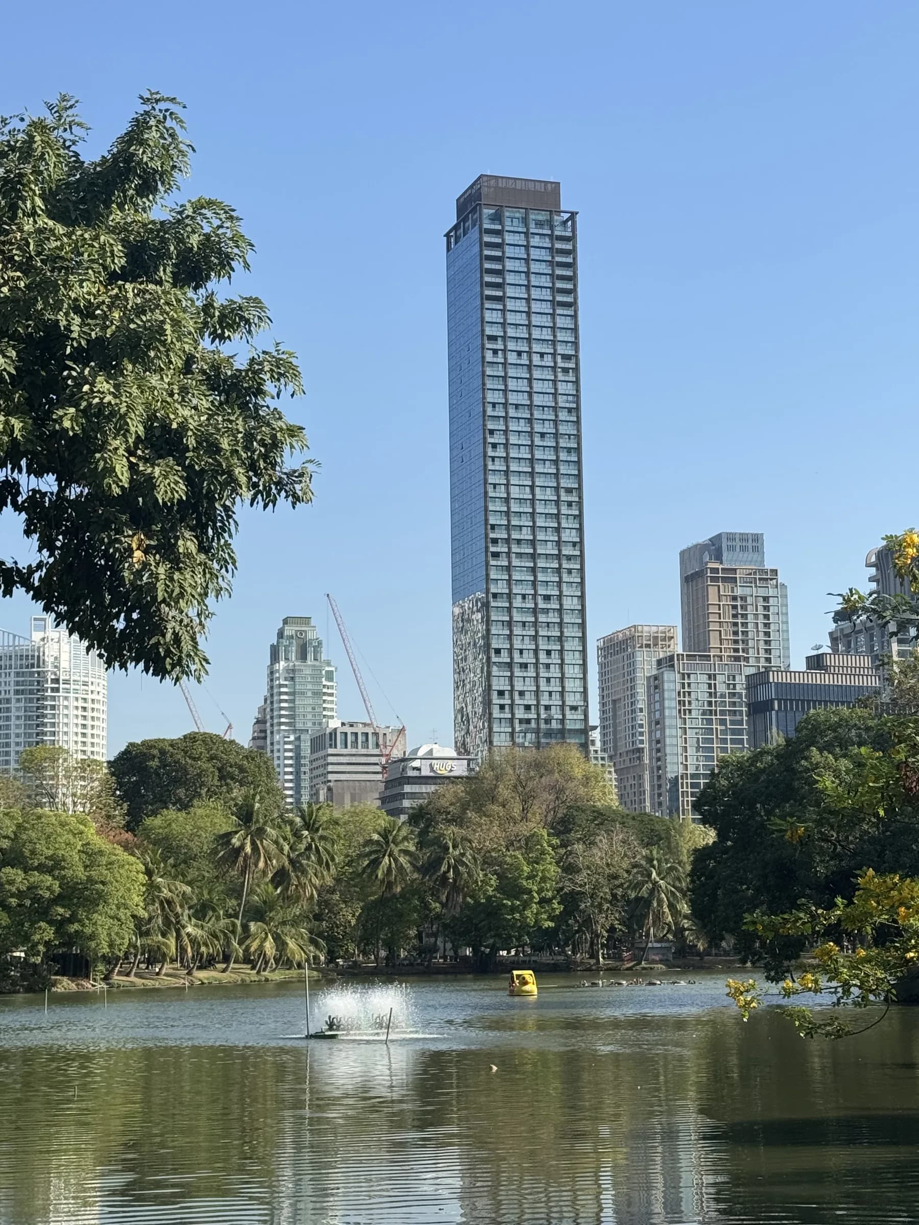 Lumpini Park was walkable from the hotel, and the morning walk became part of the stay value.