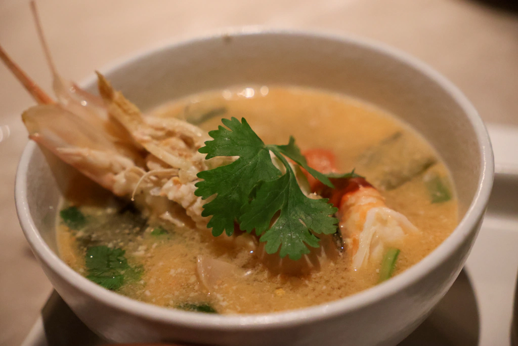 Tom Yum Goong Nam Sao Khao.